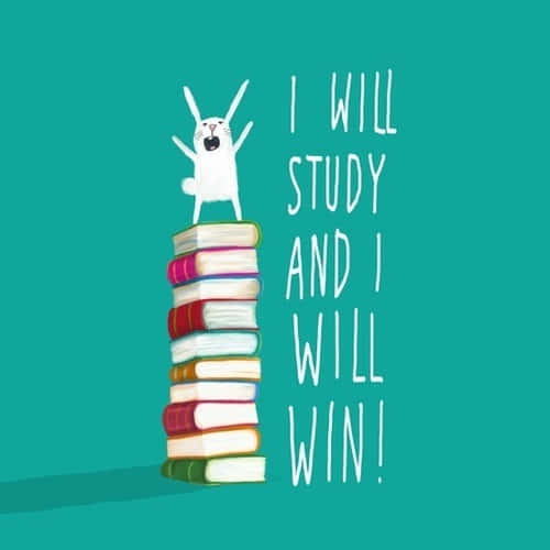 I Will Study And I Will Win Wallpaper