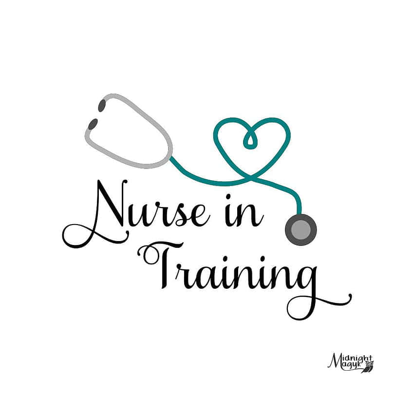 Sygeplejerskei Træning Logo. Wallpaper