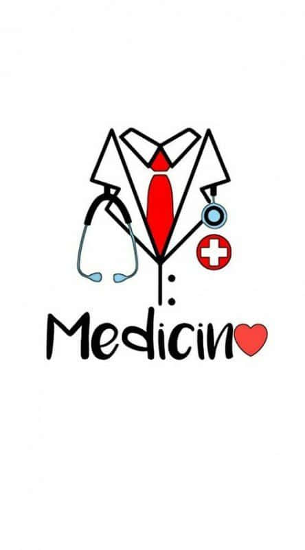 A Logo For A Medical Clinic Wallpaper