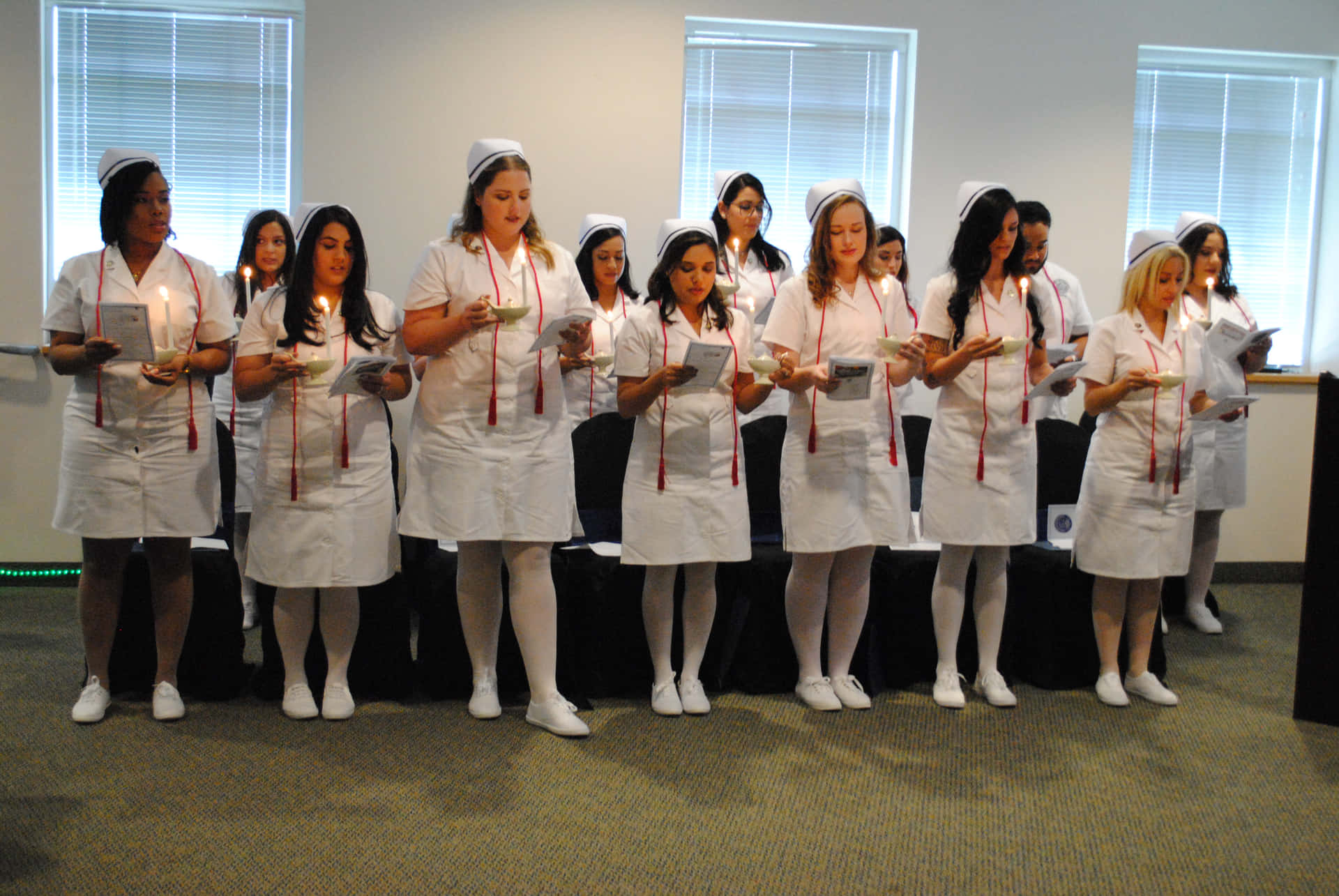 Proud Graduates Celebrate Becoming Nurses