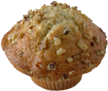 Nut Topped Muffin PNG