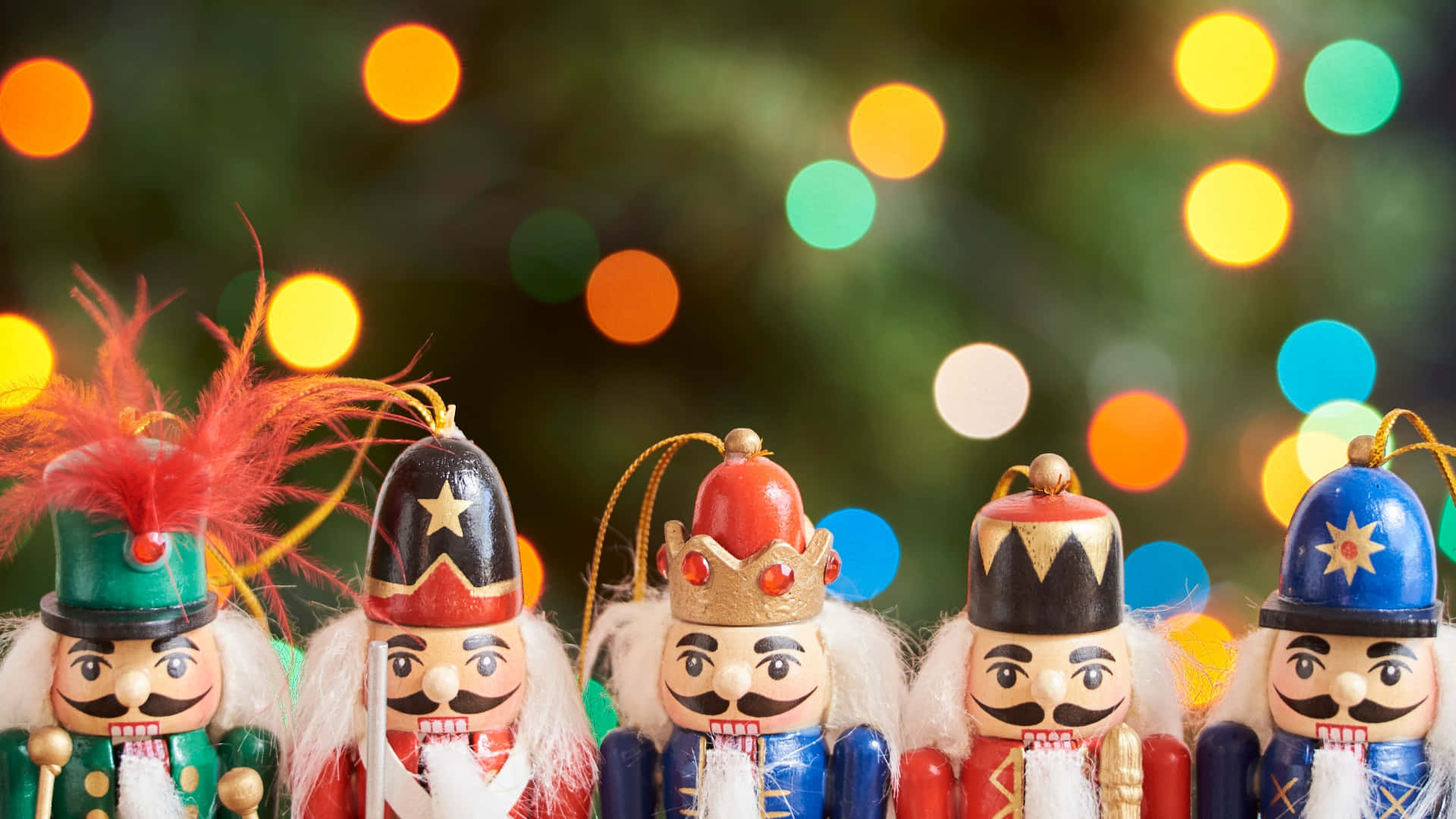 Nutcracker Figurines Collection Wallpaper