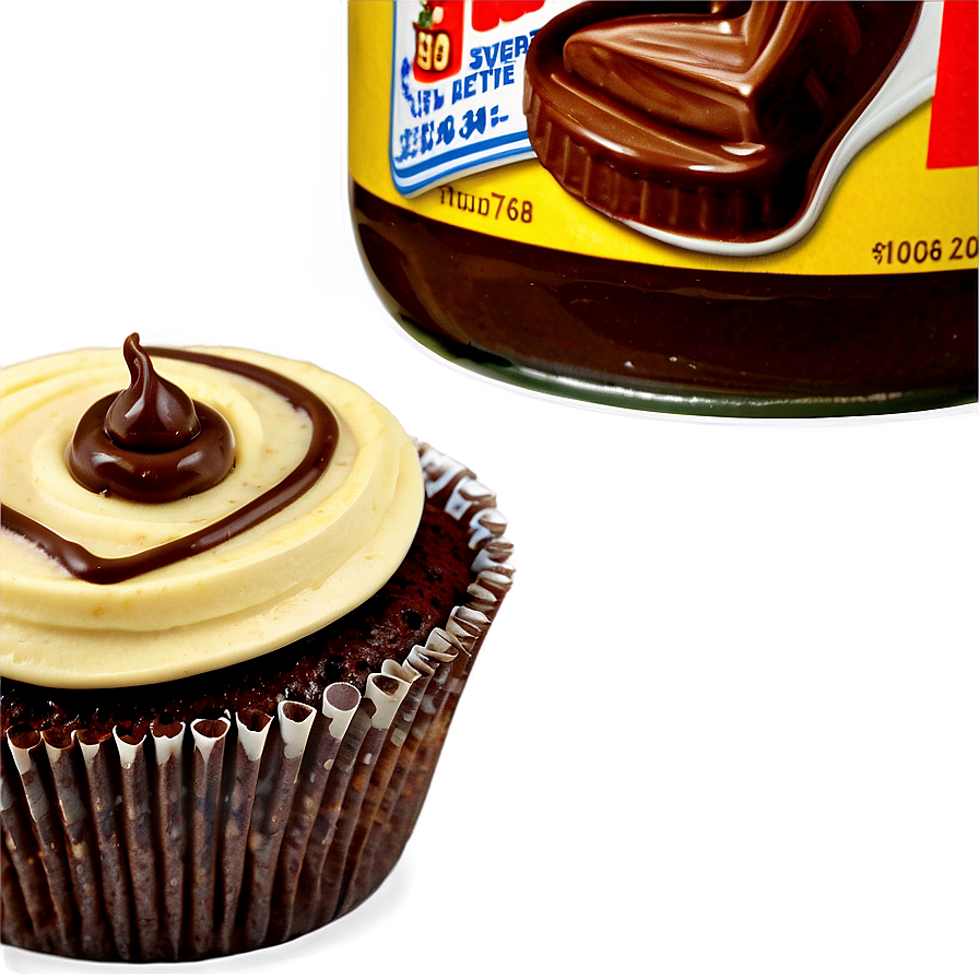 Nutella Cupcakes Png 06112024 PNG