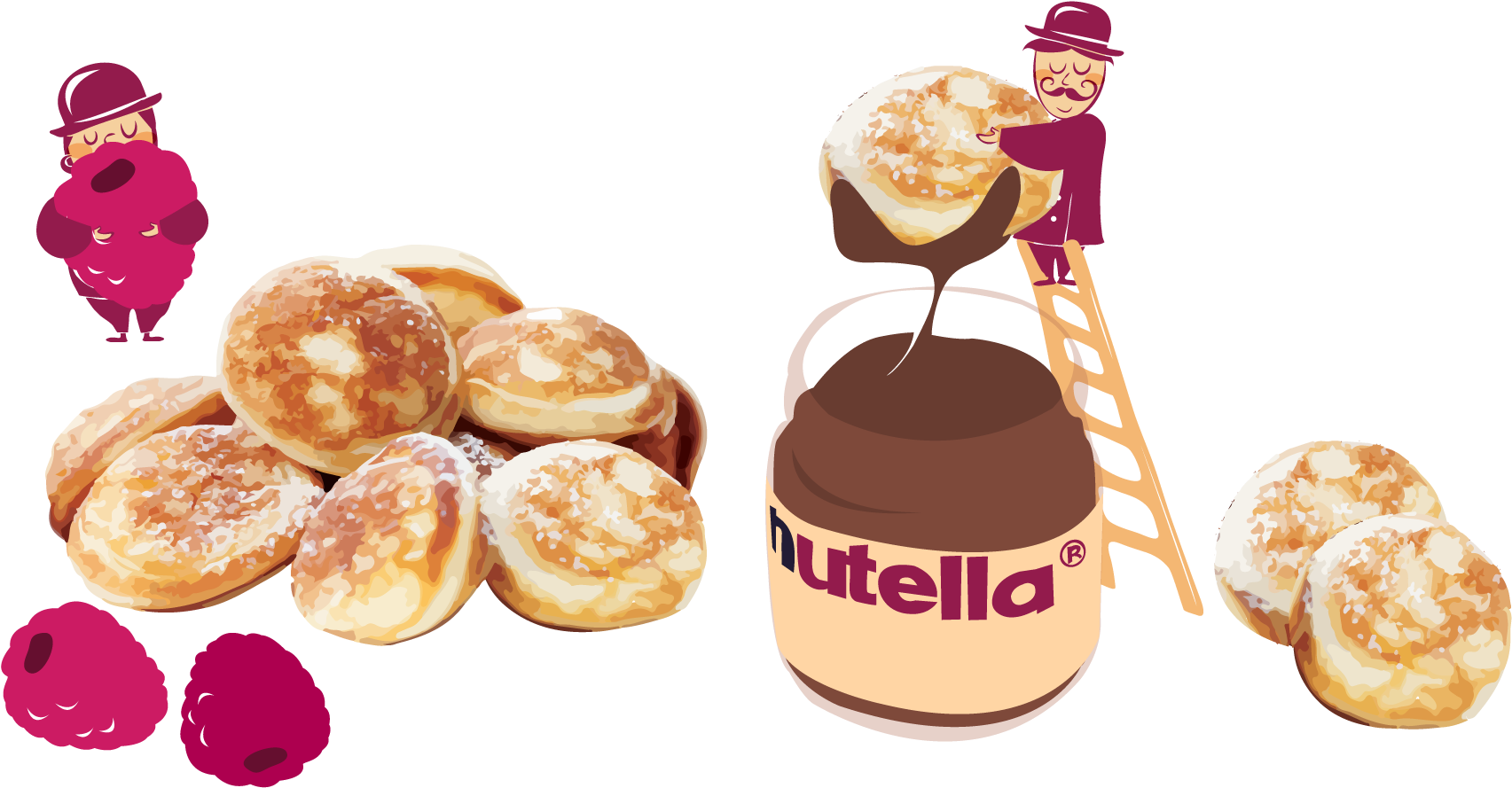 Nutella Pancake Fantasy PNG