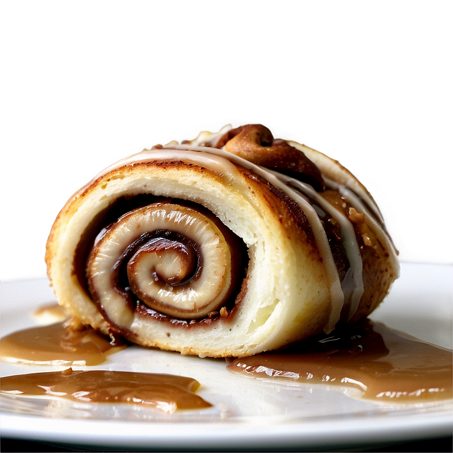 Nutella Stuffed Cinnamon Roll Png Xea PNG