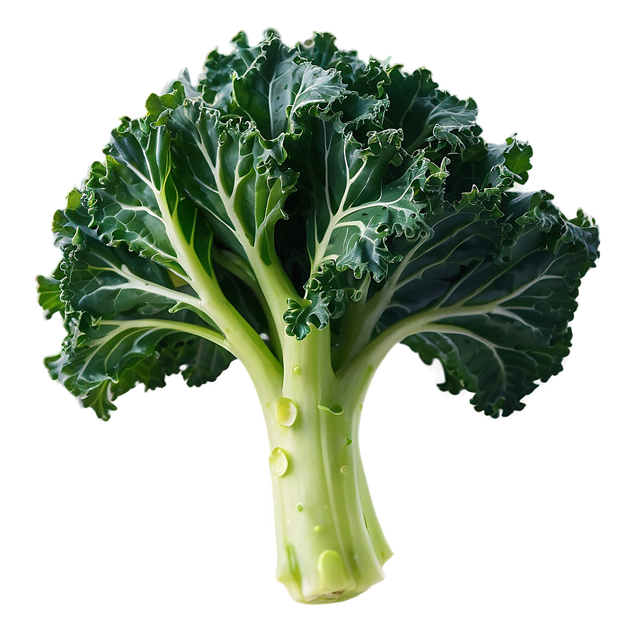 Nutrient-dense Kale Bunch Png 06202024 PNG