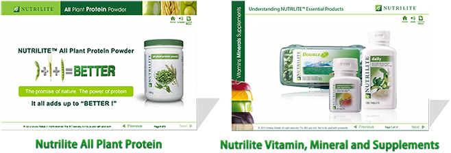 Nutrilite Health Supplements Banners PNG