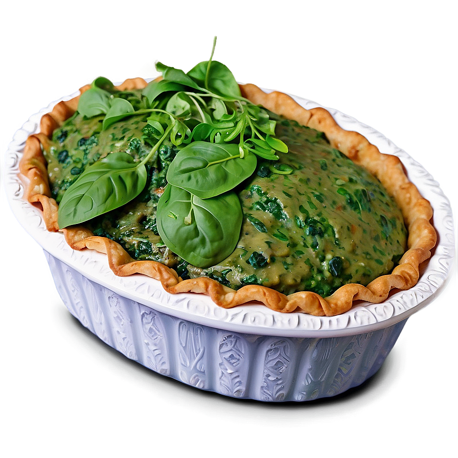 Nutritious Spinach Pie Png 05232024 PNG