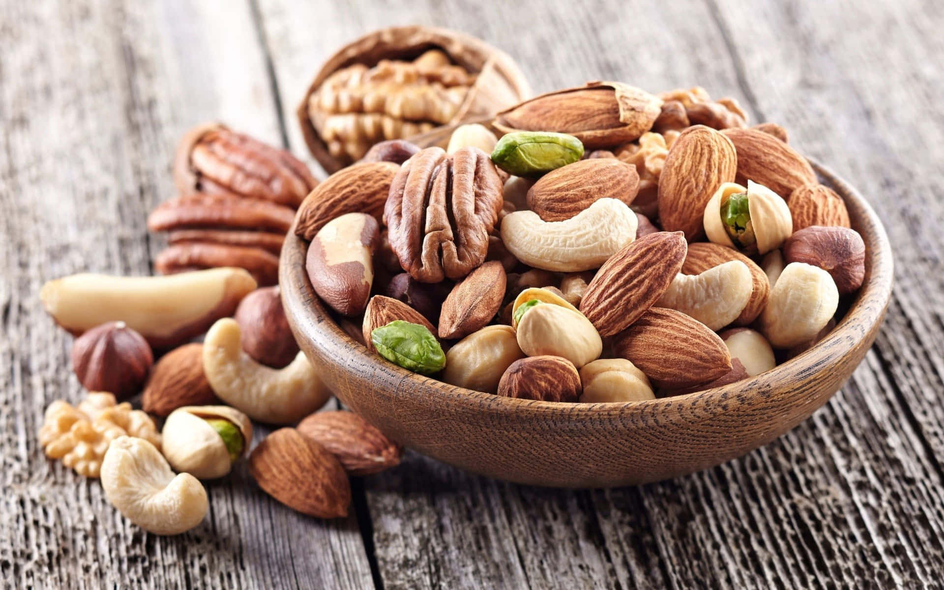Nuts Healthy Food Wallpaper