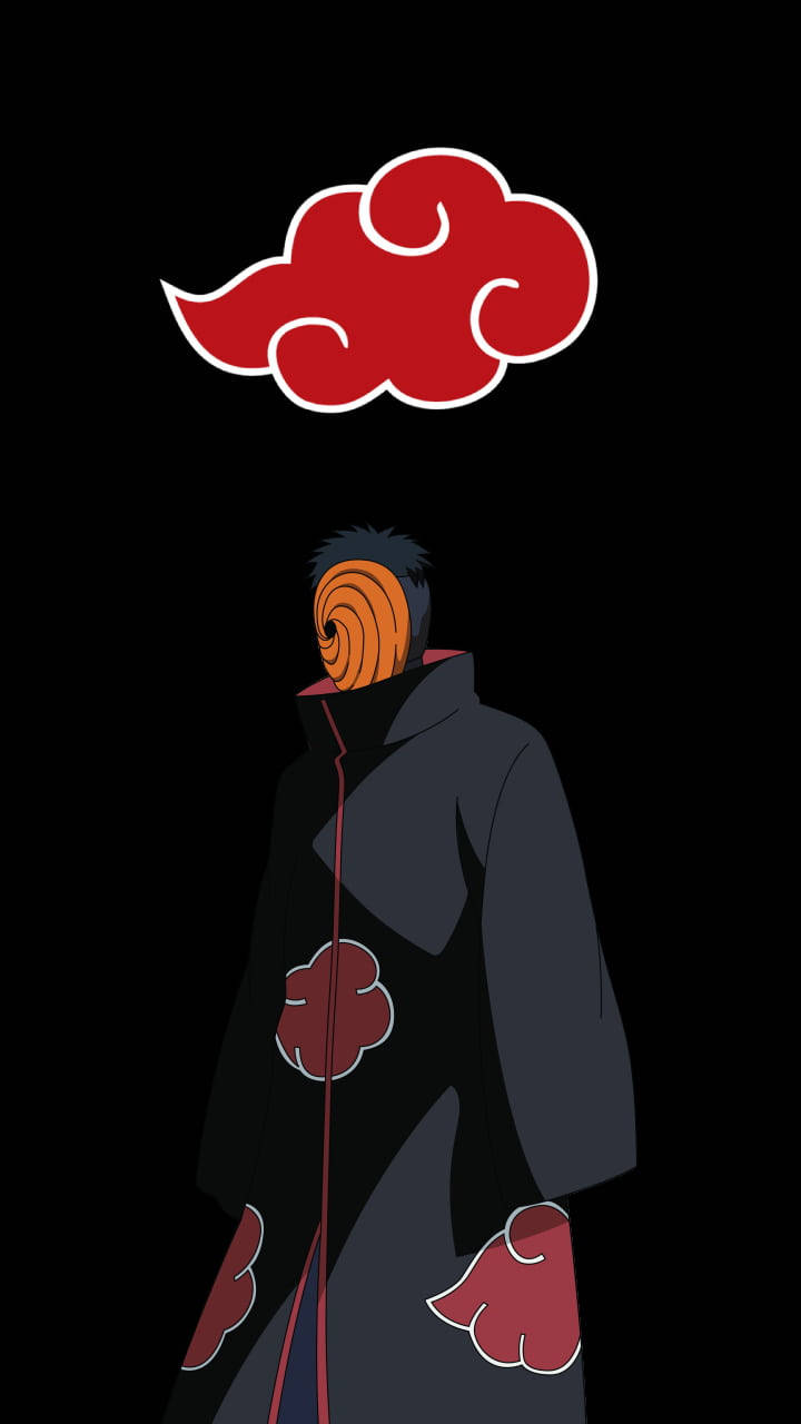 Nuvem Vermelha De Tobi Naruto Akatsuki Papel de Parede
