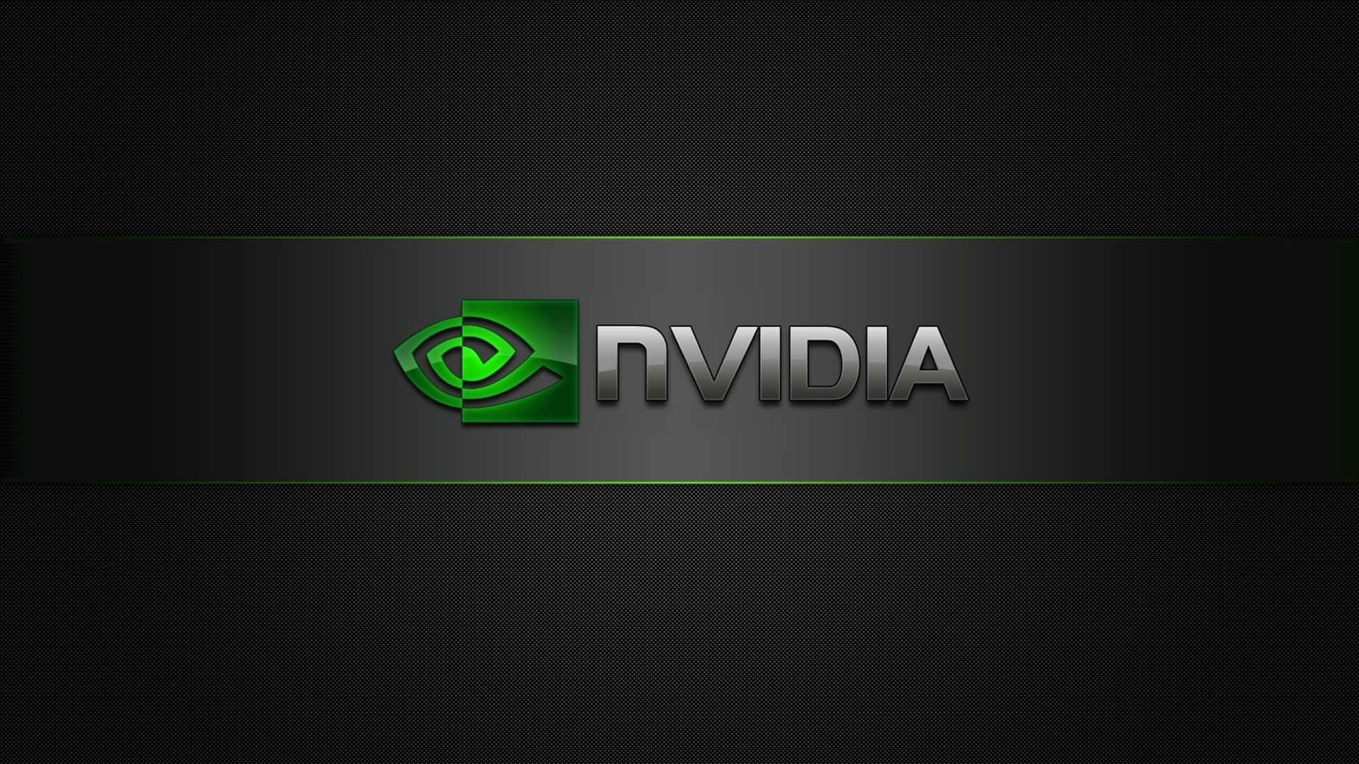 Logotipode Nvidia En Un Fondo Negro