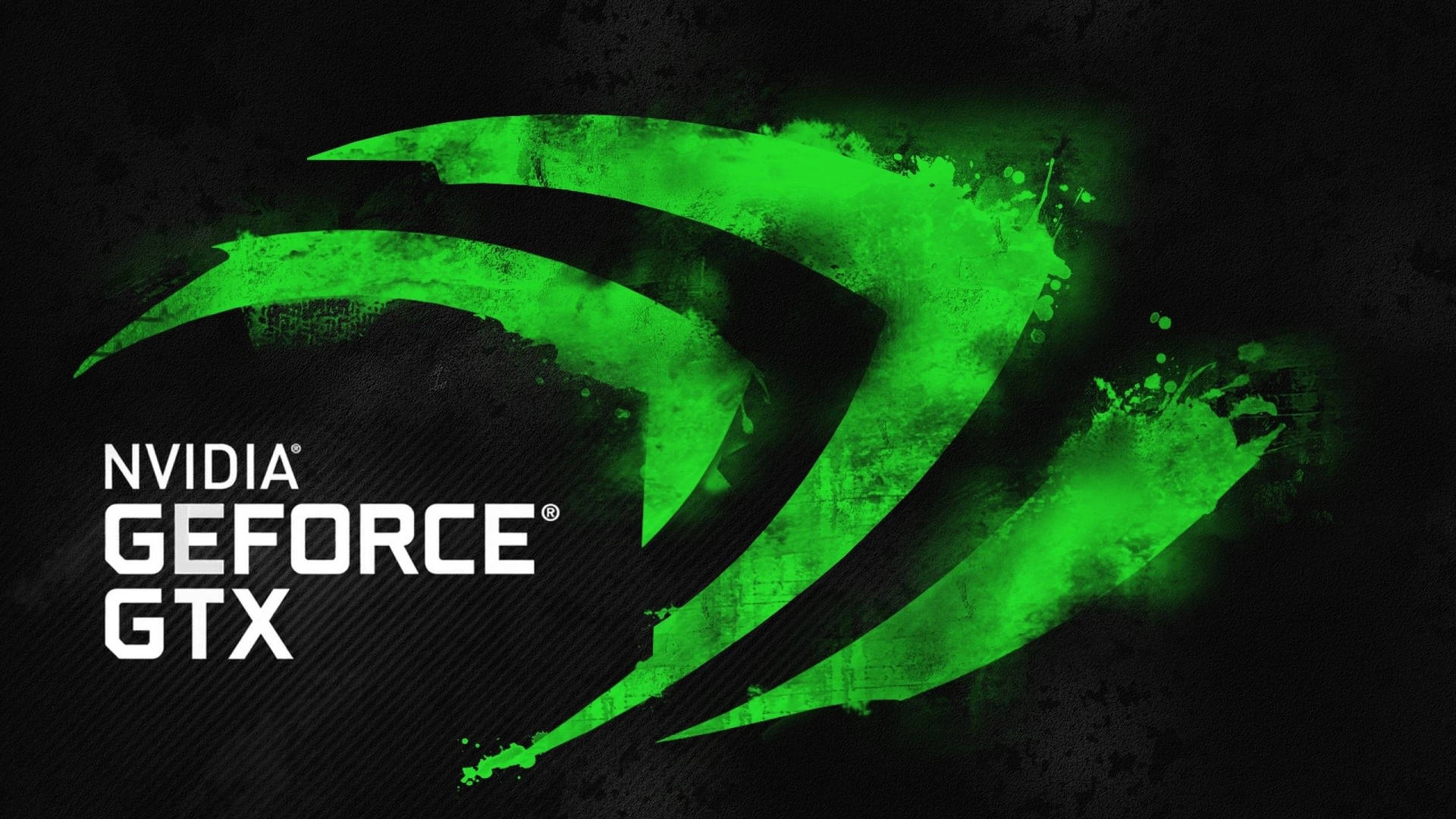Nvidia Geforce Brand Logo Background