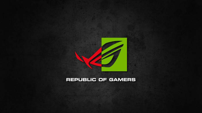 Nvidia Og Asus Rog-logo Wallpaper