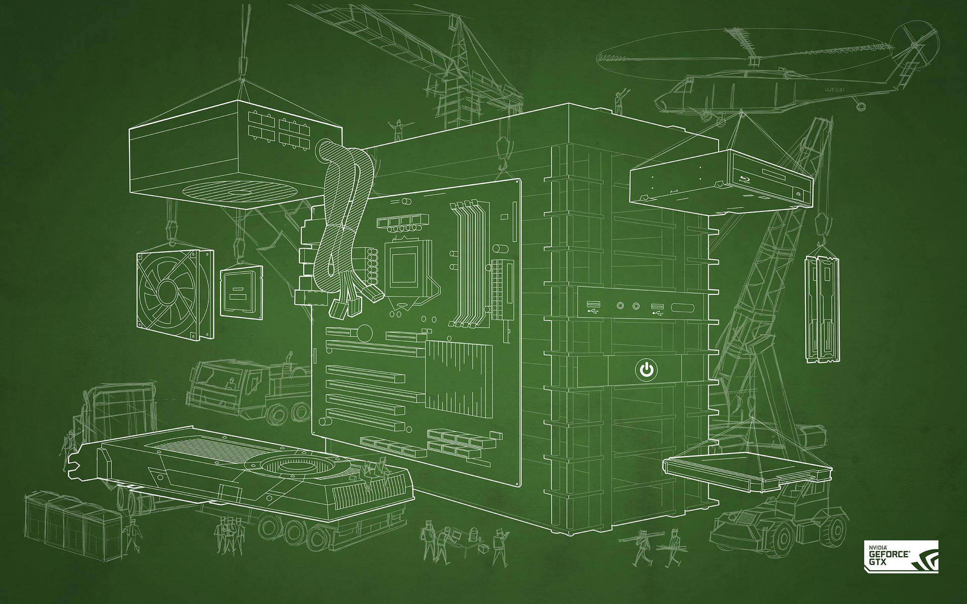 Unlock the power of science with NVIDIA Wallpaper