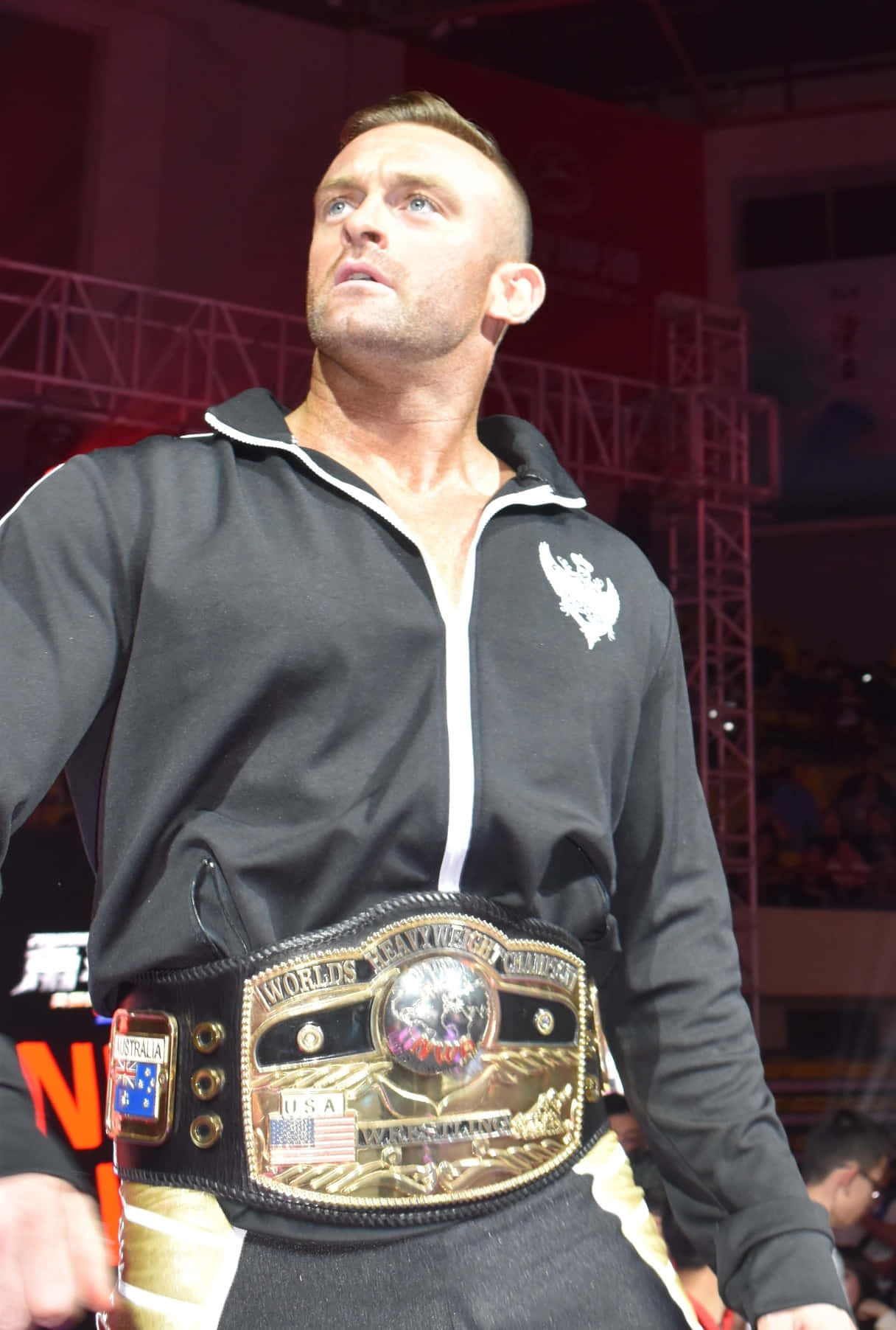 Nwa Champion Nick Aldis In Black Tracksuit Picture