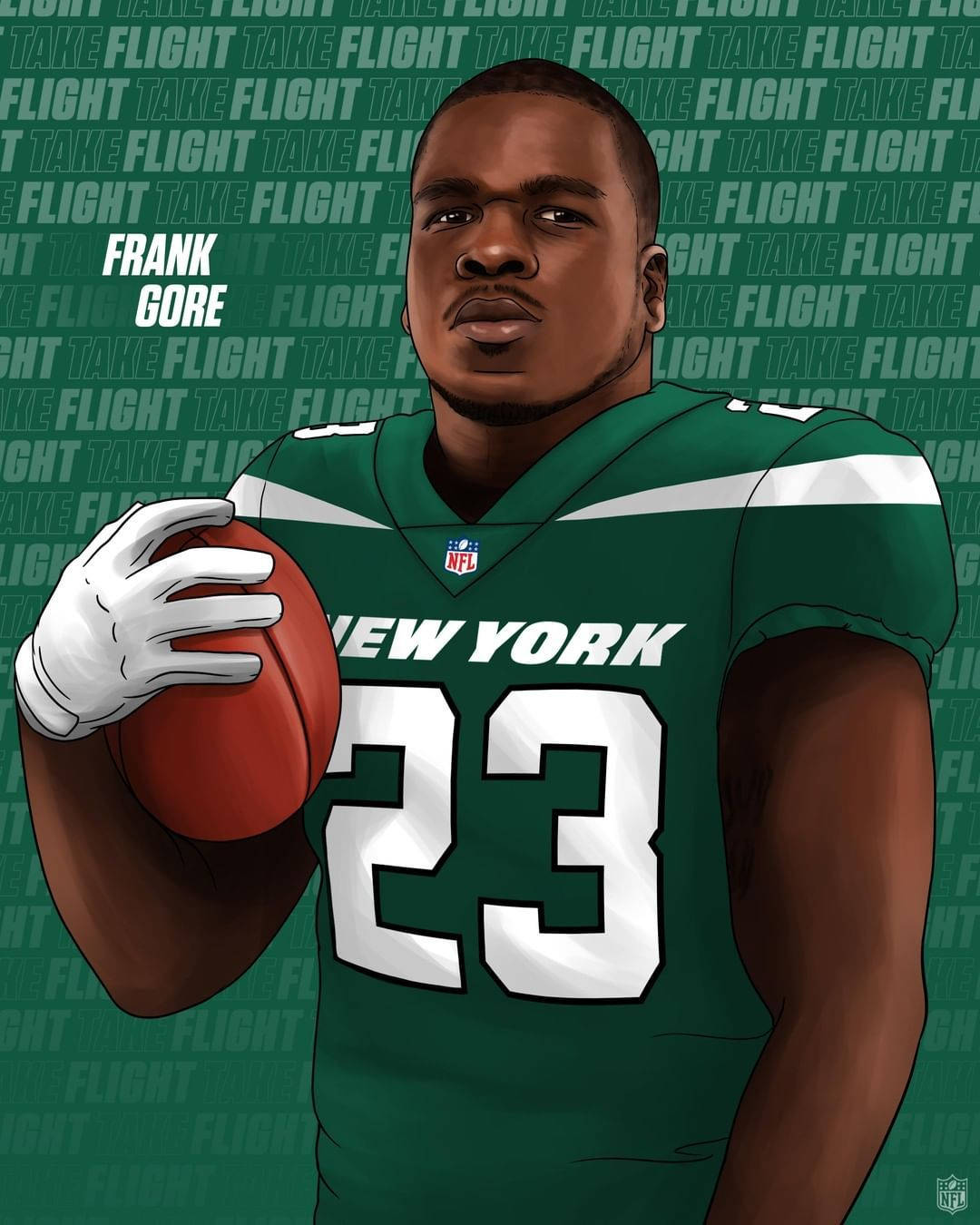 NY Jets Frank Gore Wallpaper