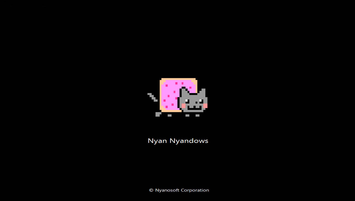 Download Nyan Cat Windows 7 Cover Wallpaper 