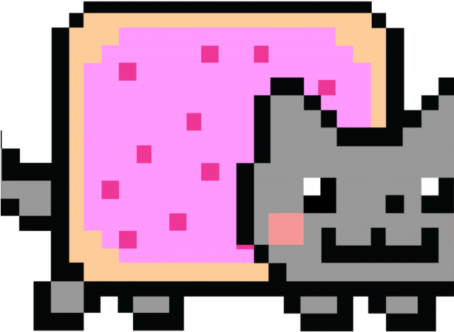 Nyan_ Cat_ Pixel_ Art.png PNG