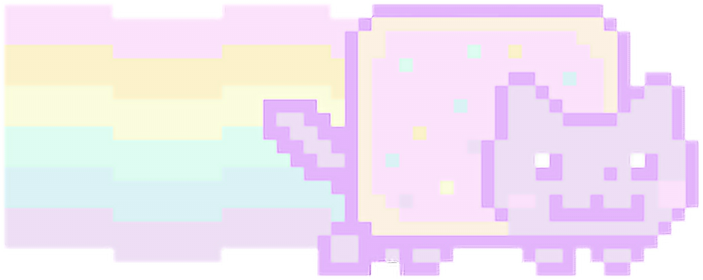 Download Nyan_ Cat_ Pixel_ Art.png | Wallpapers.com