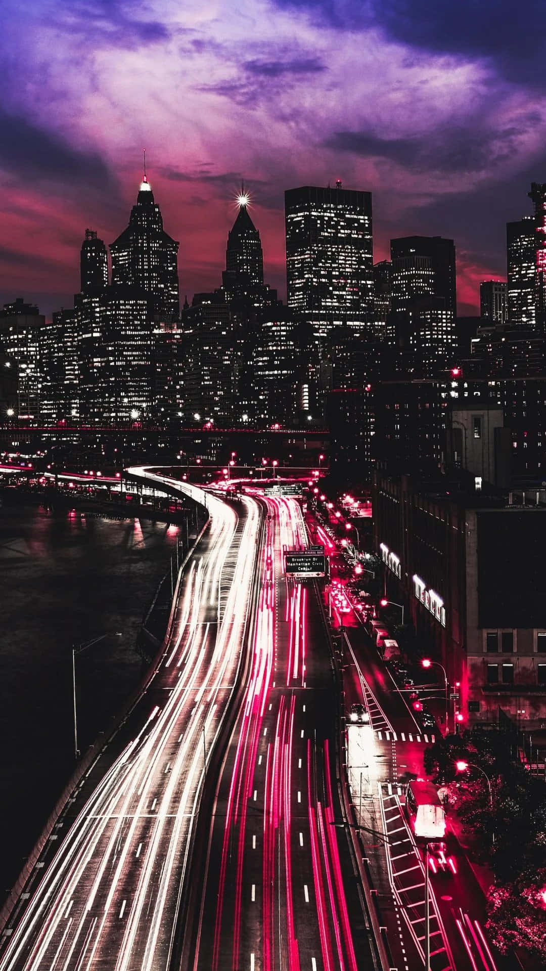 Schläfrigestraßen Der Stadt New York