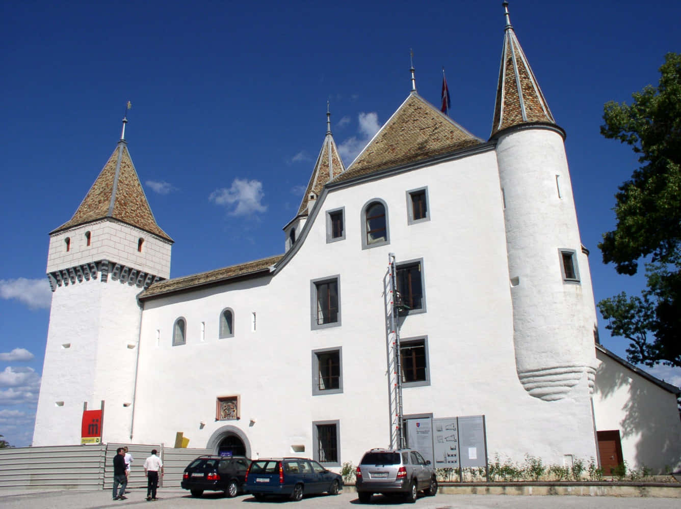 Nyon Castle Switzerland Sunny Day Wallpaper