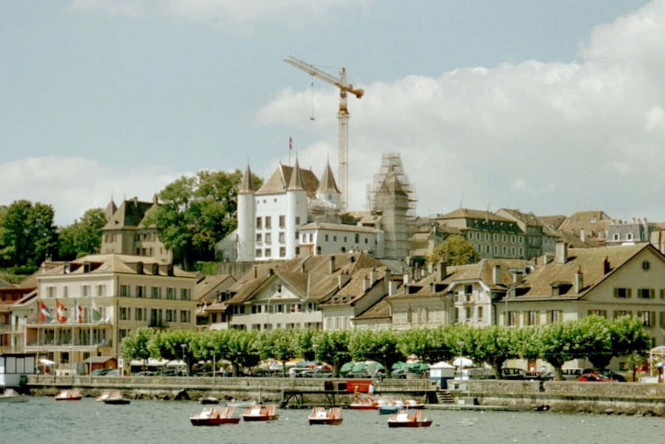 Nyon Switzerland Lakeside View Wallpaper