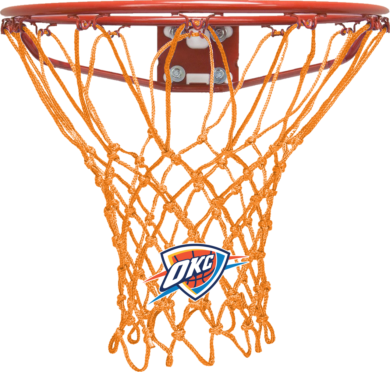 O K C Basketball Hoopand Net PNG