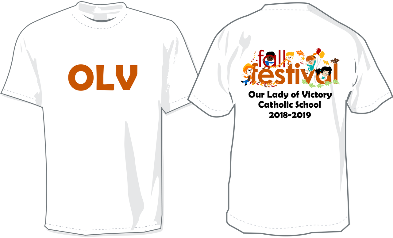 O L V Fall Festival T Shirt Design PNG