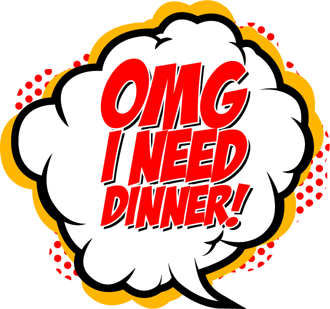 O M G I Need Dinner Comic Expression PNG