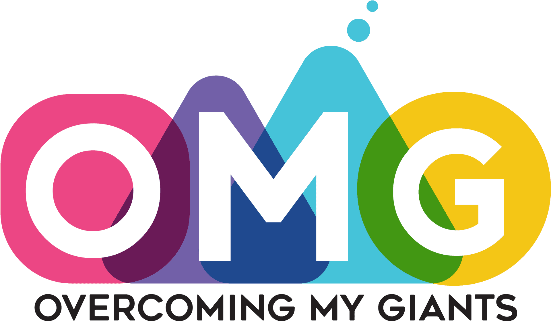O M G Overcoming My Giants Logo PNG