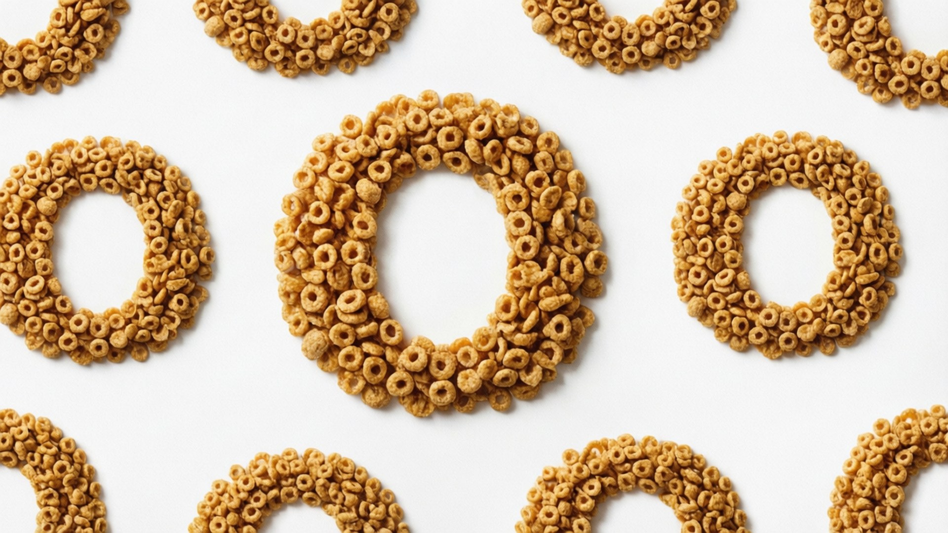 O-patroon Cheerios Achtergronden