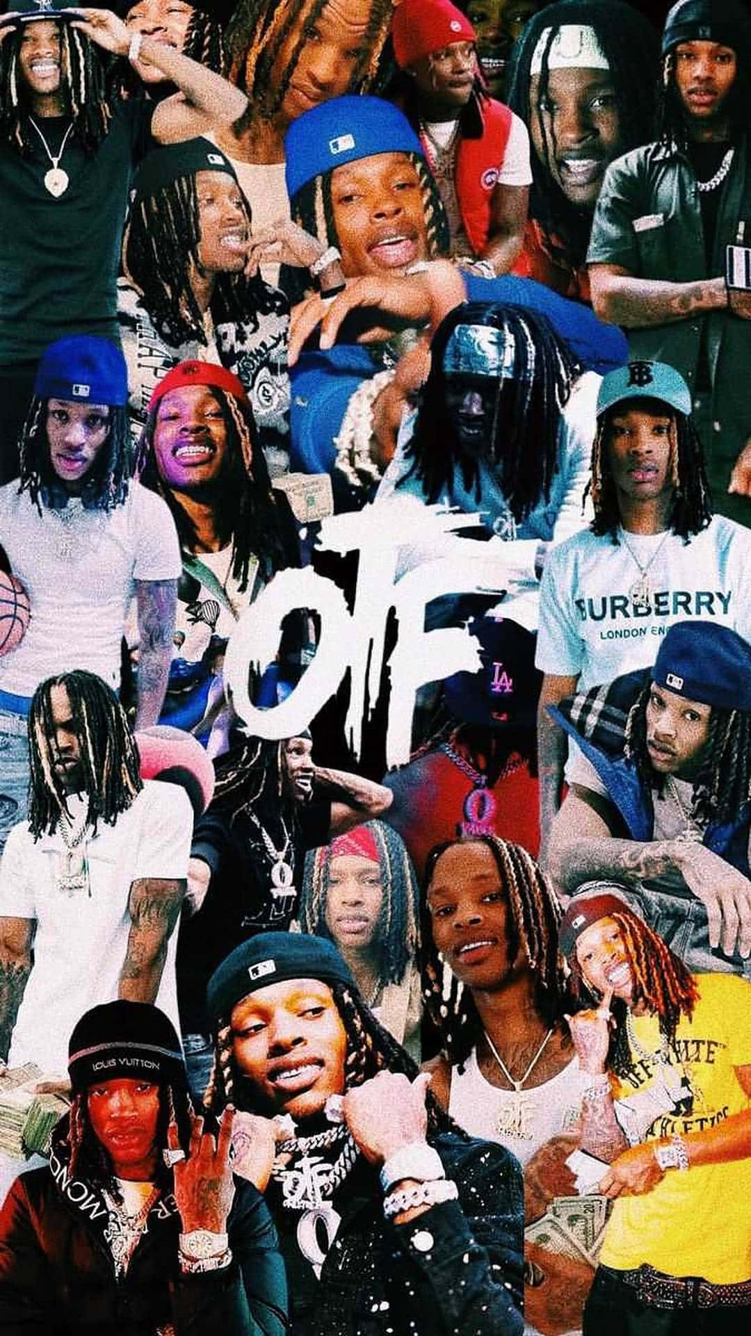 O T F Collage Rap Artists Wallpaper