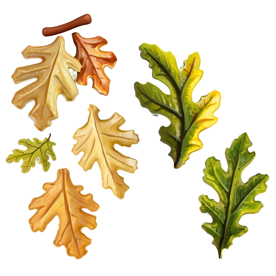 Oak Leaves Falling Png 61 PNG