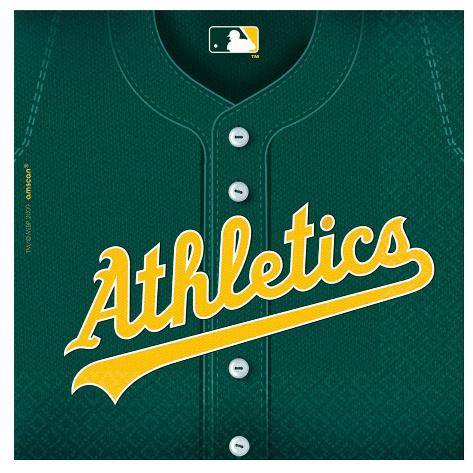 Download Oakland Athletics Baseball Jersey Wallpaper