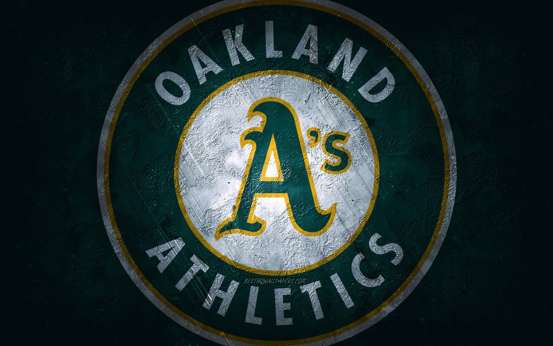 Paredde Concreto Del Oakland Athletics Fondo de pantalla