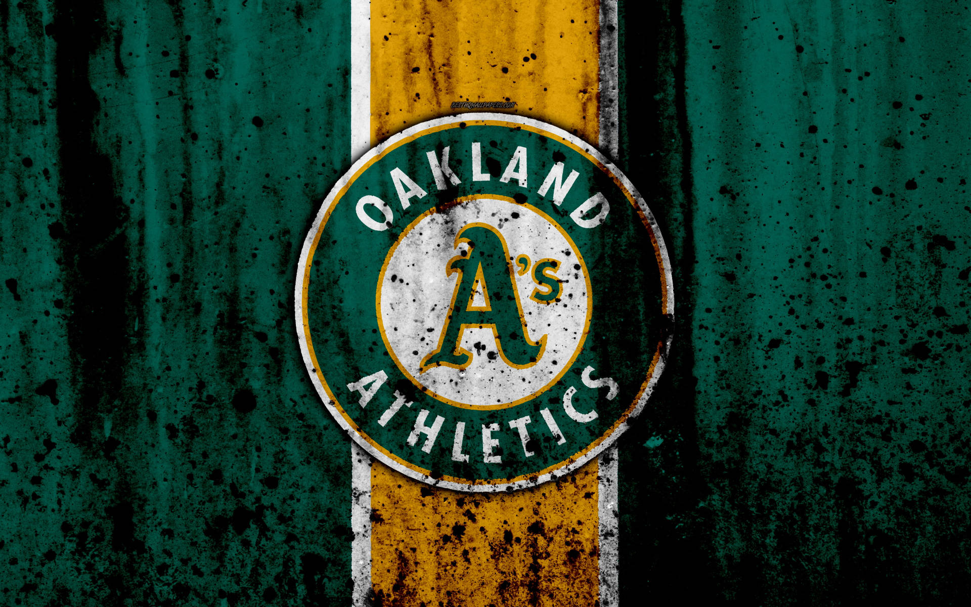 Oakland Athletics Rugged Wallpaper