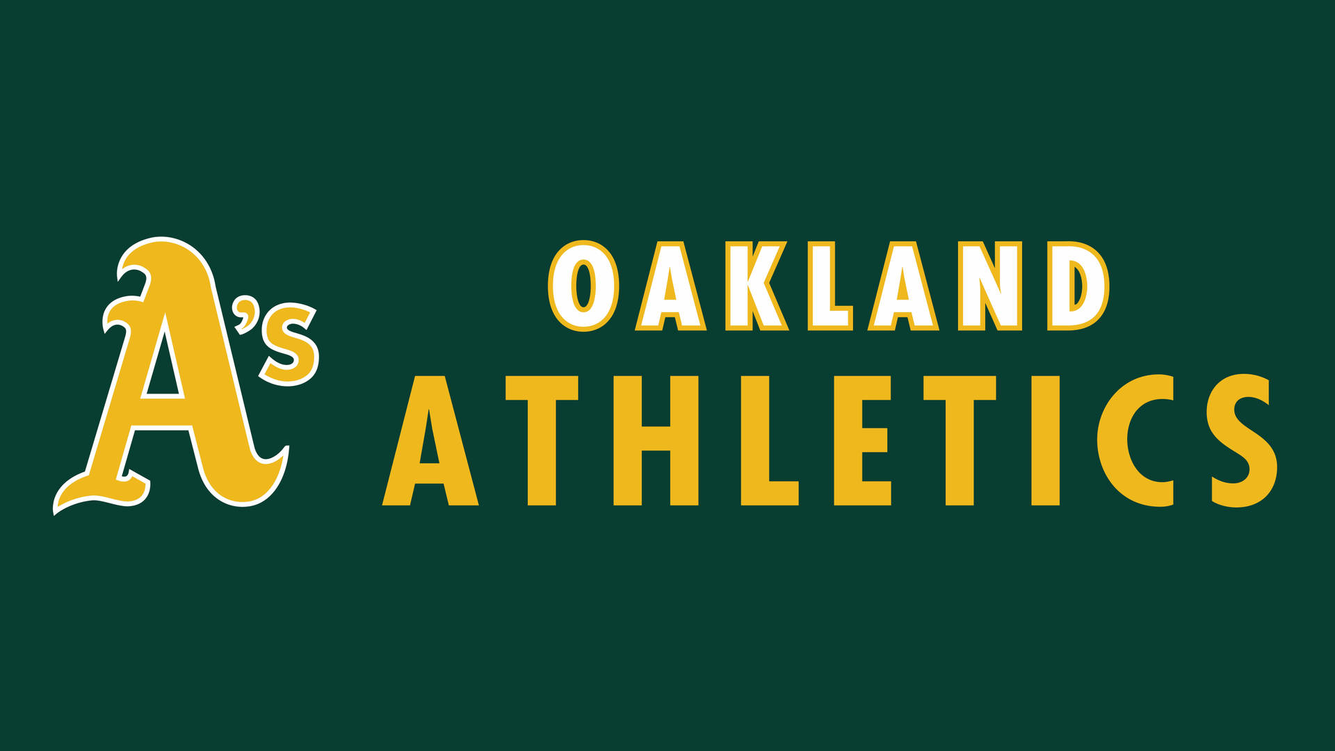 Oakland Atletik Simple Wallpaper