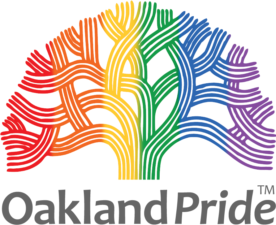 Oakland Pride Colorful Hands Tree Logo PNG