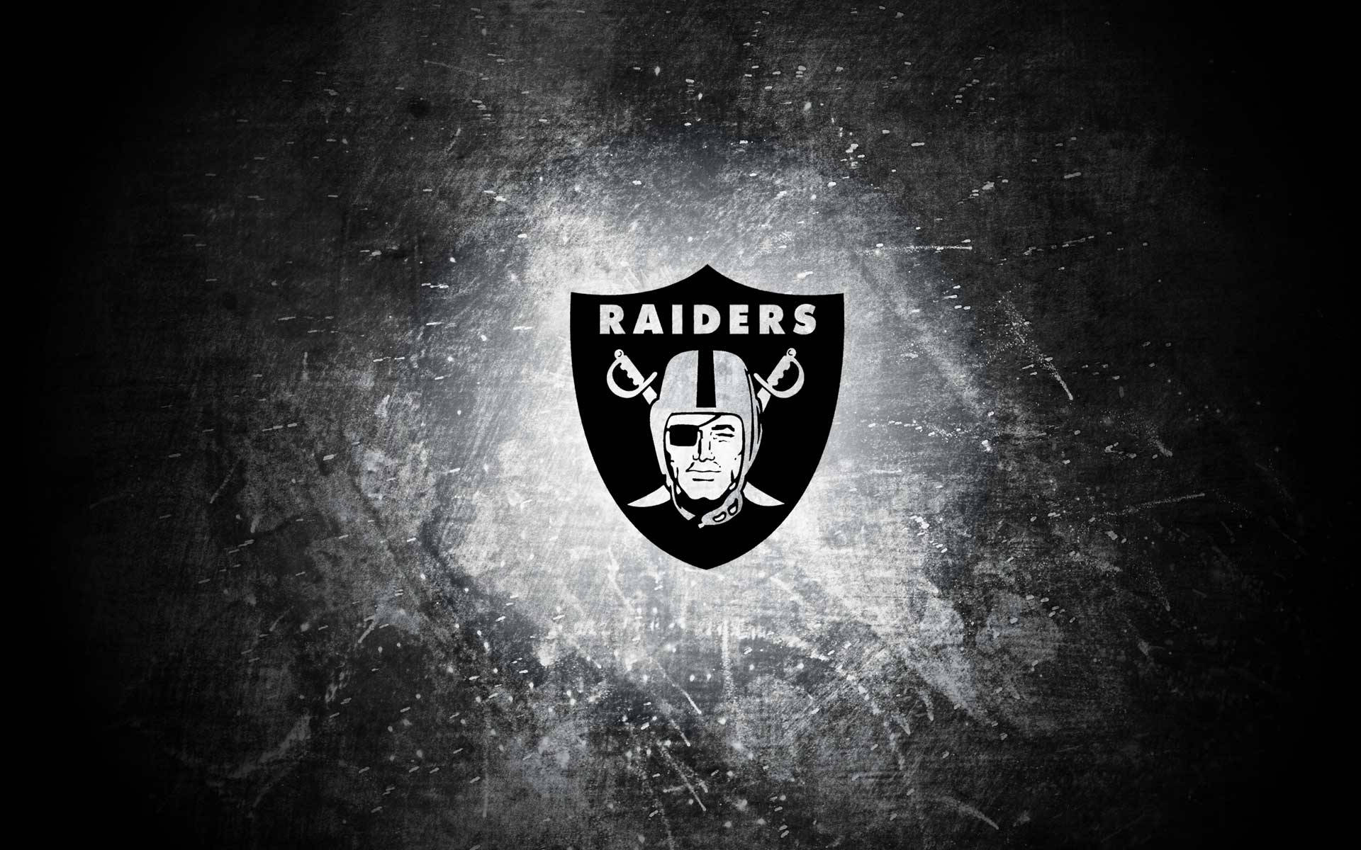 Oakland Raiders Logo On Black Shield