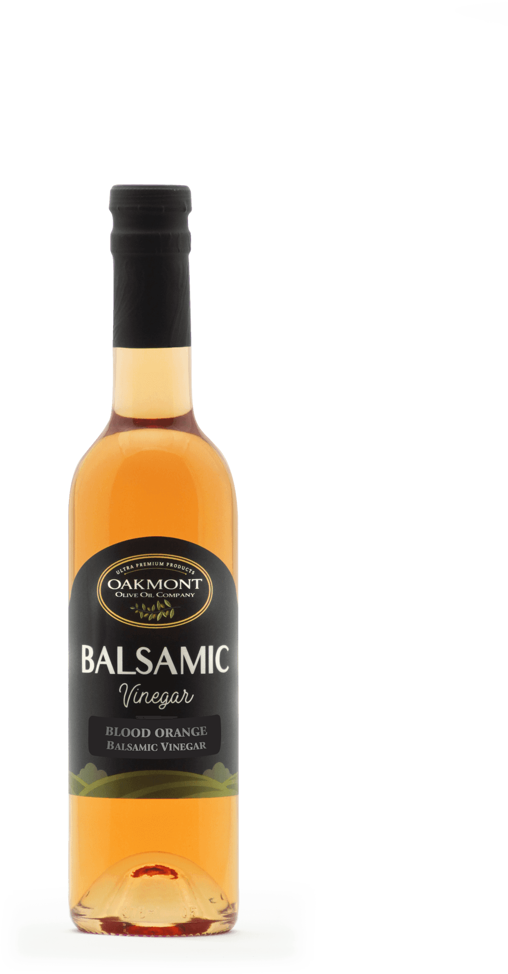 Oakmont Blood Orange Balsamic Vinegar Bottle PNG
