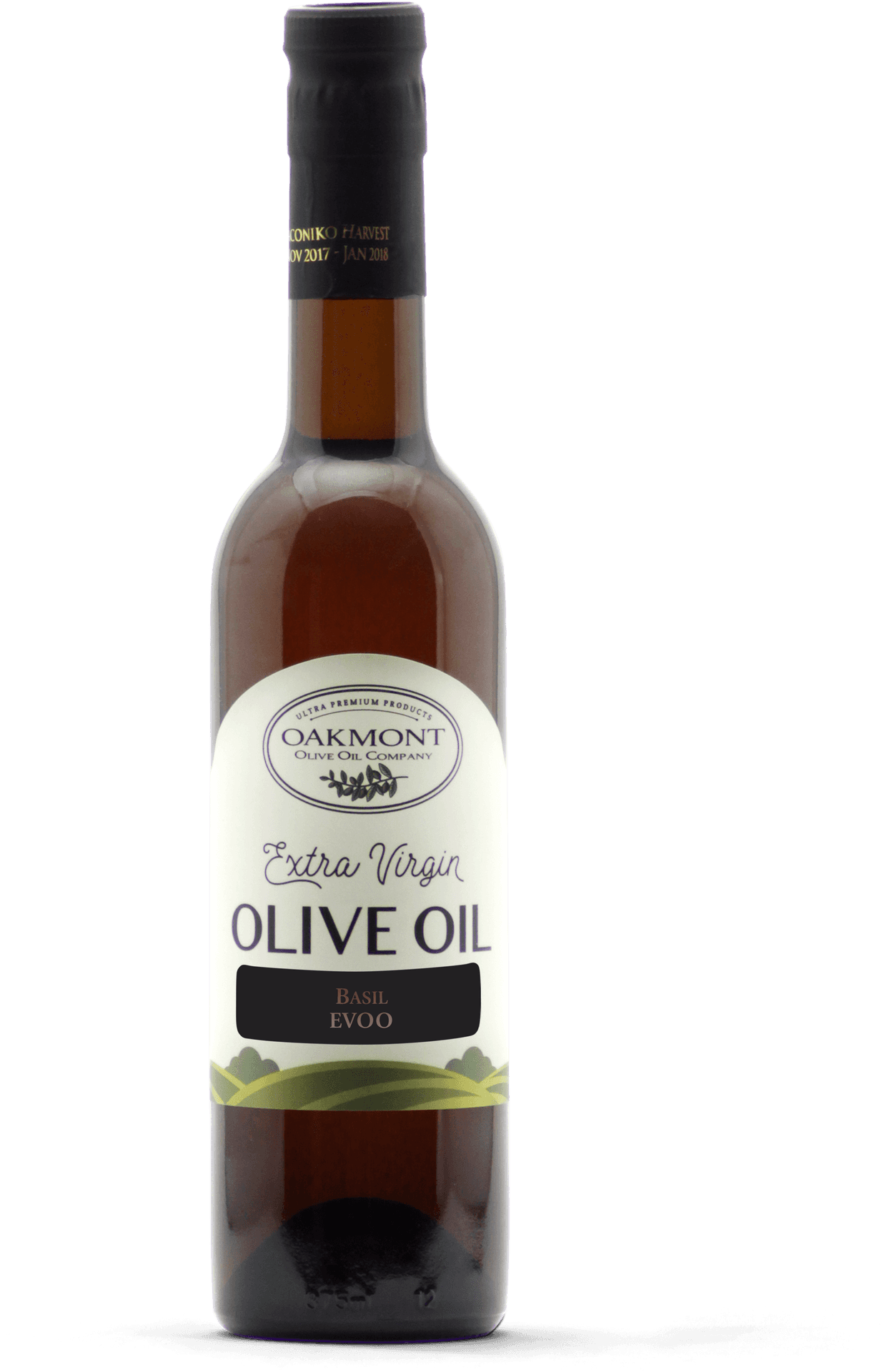 Oakmont Extra Virgin Olive Oil Bottle PNG