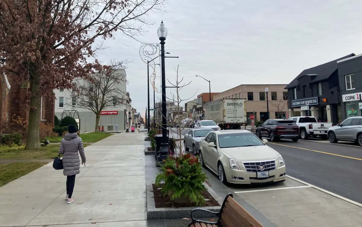 Oakville Downtown Street Scene Wallpaper