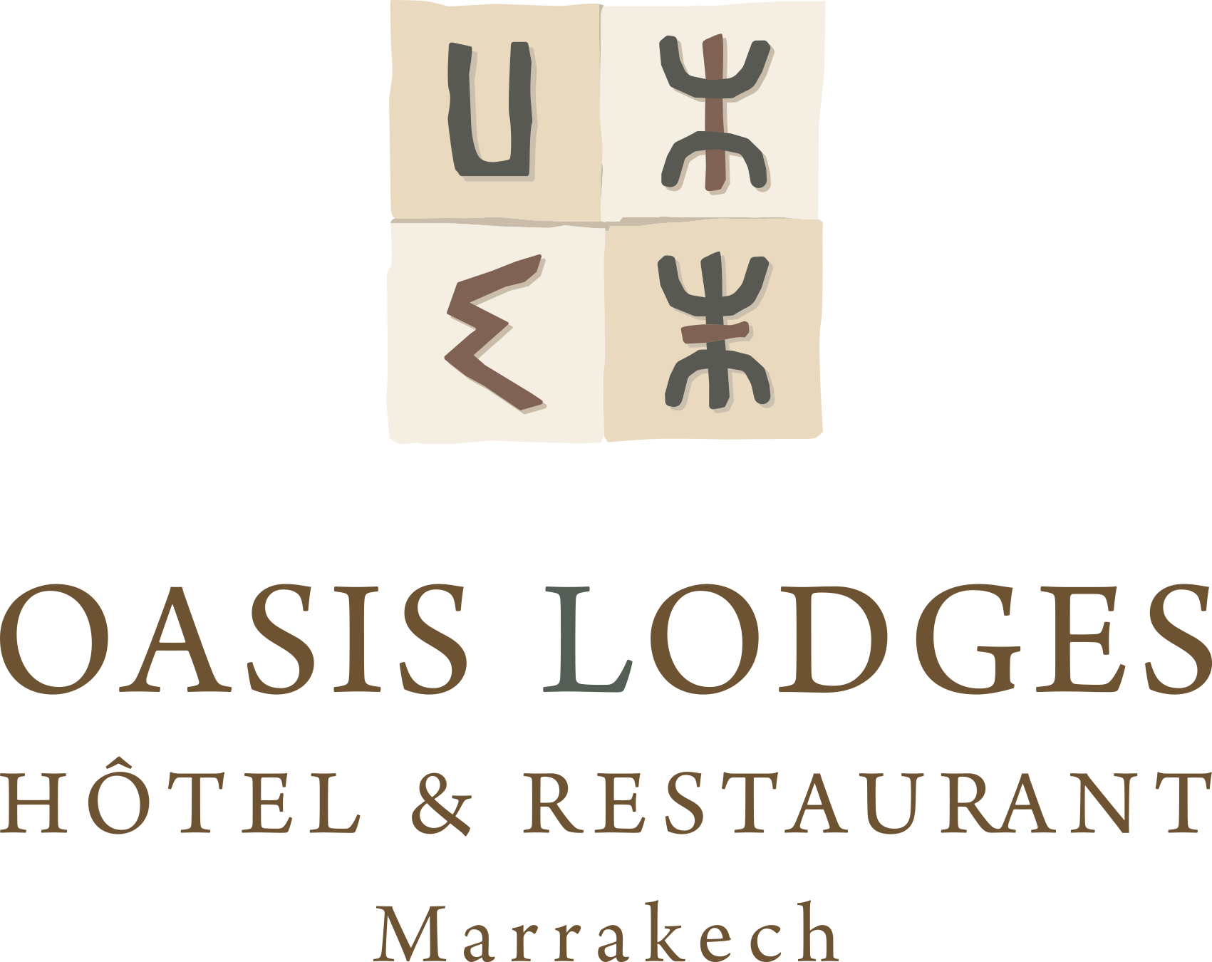 Oasis Lodges Hotel Restaurant Logo PNG