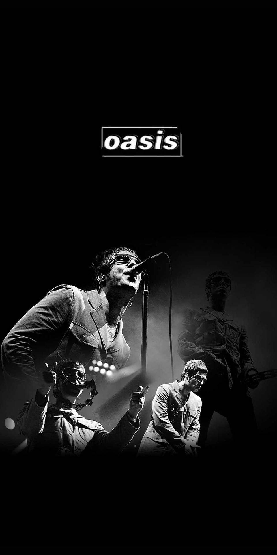 Oasis Singing Wallpaper