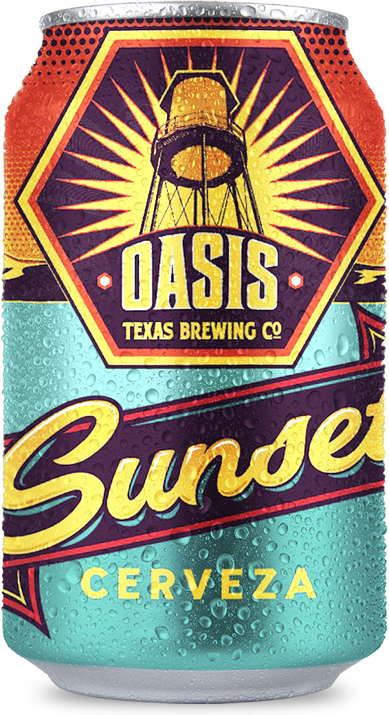 Oasis Texas Brewing Co Sun Eater Beer Can PNG