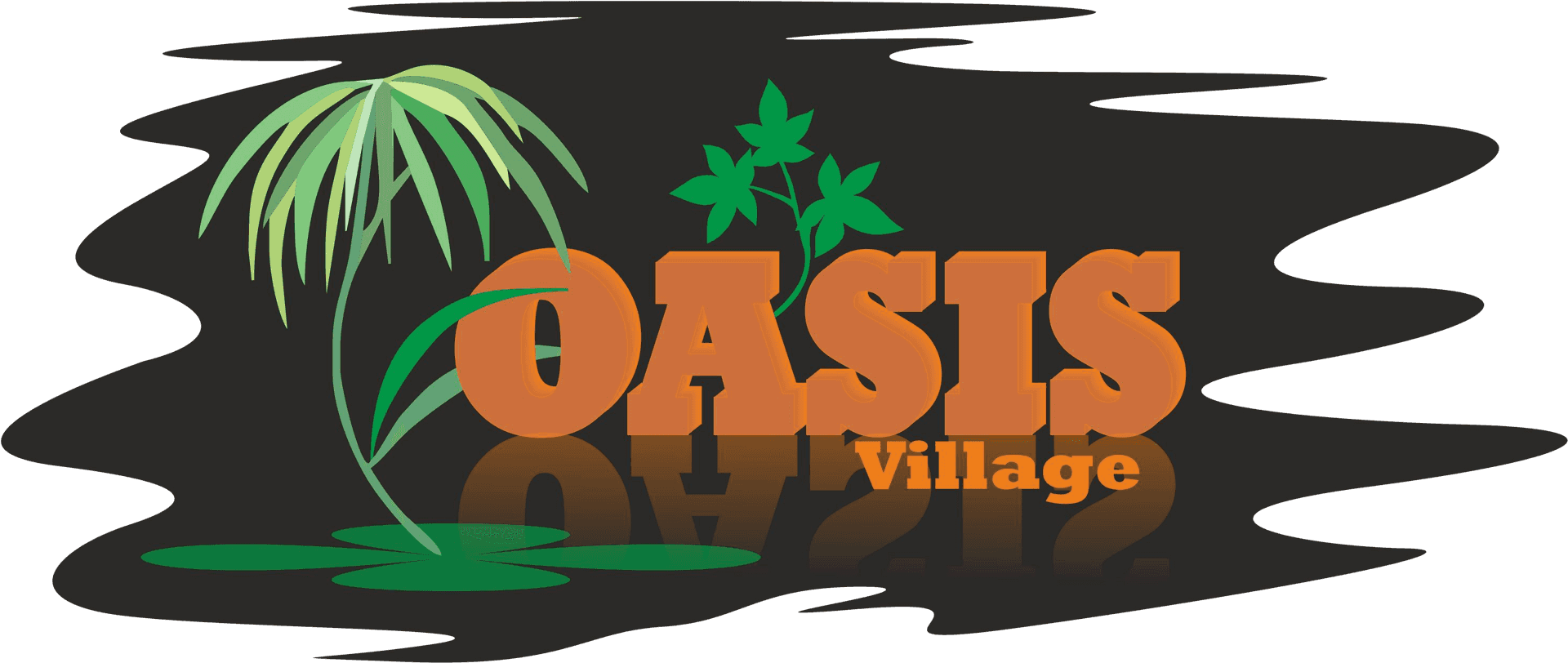 Oasis Village Graphic Logo PNG