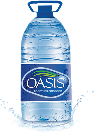 Download Oasis Water Bottle Splash | Wallpapers.com