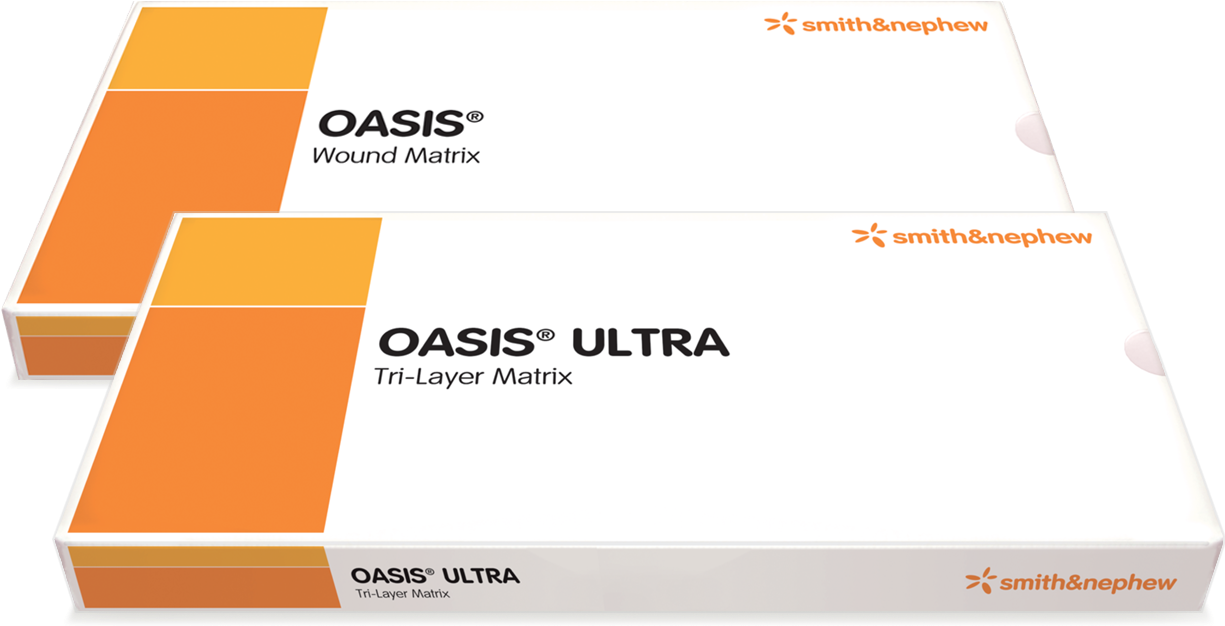 Oasis Wound Matrix Product Packaging PNG