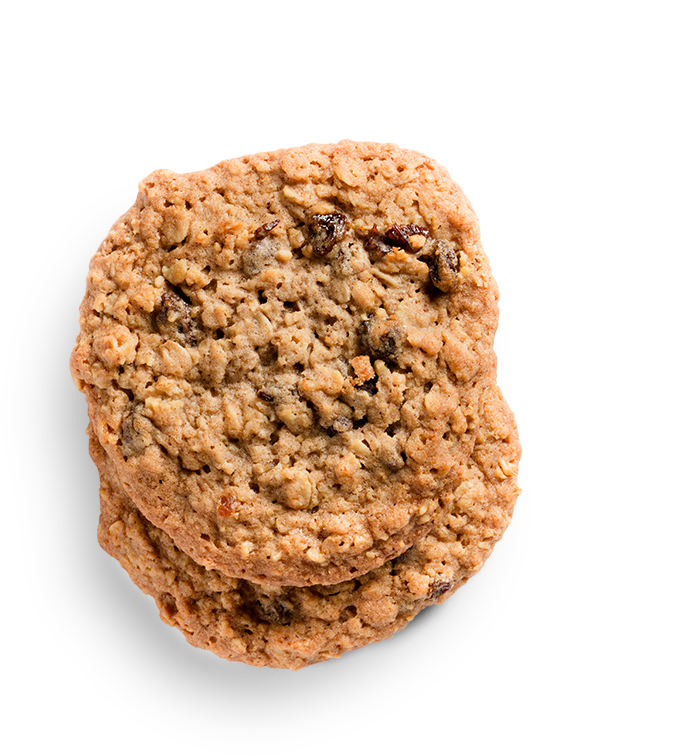 Oatmeal_ Raisin_ Cookies_ Stacked PNG