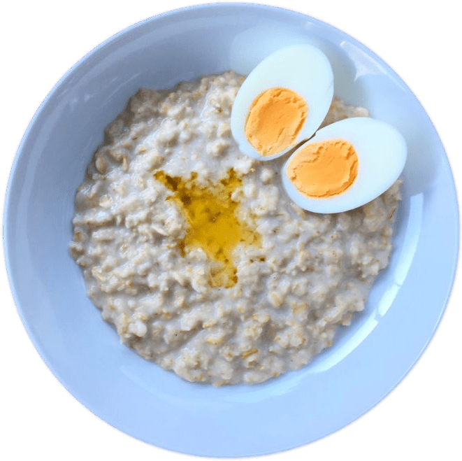 Oatmealwith Eggsand Olive Oil PNG